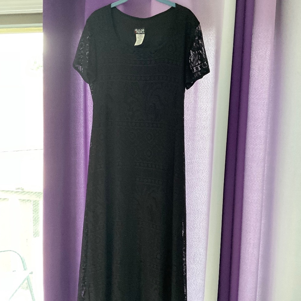 Helene Blake Long Black Dress